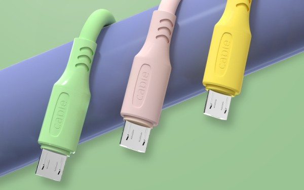 Silikonski USB mikro kabel za punjenje