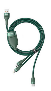 3 az 1-ben többfunkciós USB kábel Micro USB + Type - C a gyors töltéshez