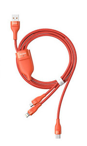 3 az 1-ben többfunkciós USB kábel Micro USB + Type - C a gyors töltéshez