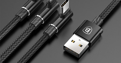 3 az 1-ben többfunkciós USB kábel Micro USB + Type - C a gyors töltéshez