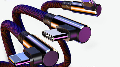 Многофункционален USB кабел 3 в 1 Micro USB+ Type - C  за бързо зареждане 