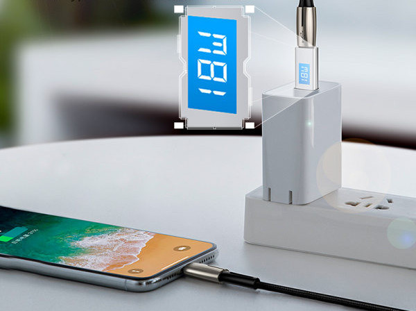 Cablu de date USB pentru transfer de date Tip-C, Iluminare