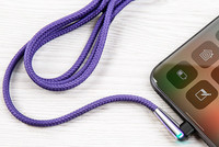 Textil gyorstöltő Micro USB kábel mobileszközhöz és adatátvitelhez
