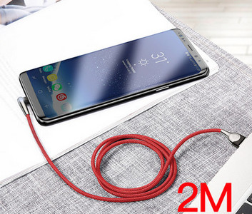 Textil gyorstöltő Micro USB kábel mobileszközhöz és adatátvitelhez