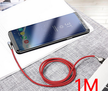 Textil gyorstöltő Micro USB kábel mobileszközhöz és adatátvitelhez
