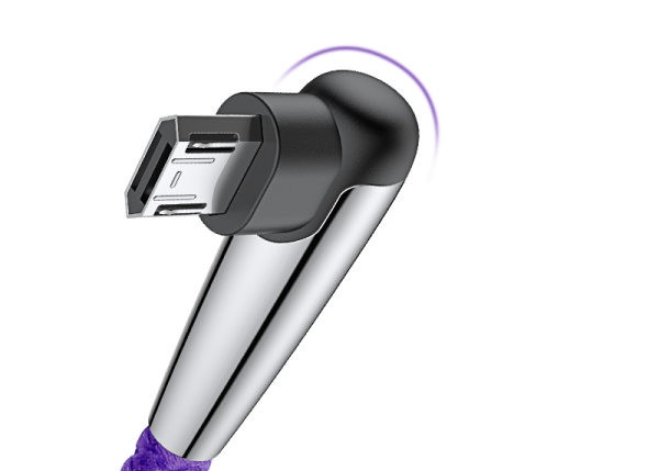 Tekstilni mikro USB kabel za brzo punjenje za mobilni uređaj i prijenos podataka