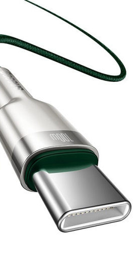 Cablu de date tip c de 100 W cu cap dublu pentru încărcare rapidă