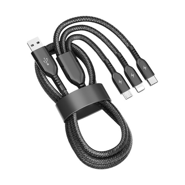 Data кабел за бързо зареждане -подходящ за мобилни устройства Type c,Lightning,Micro