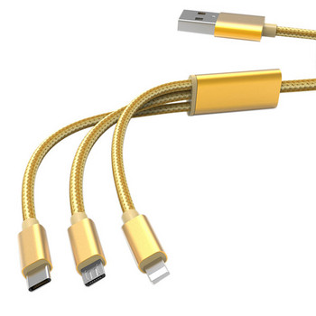 Data кабел за бързо зареждане -Type c,Lightning,Micro