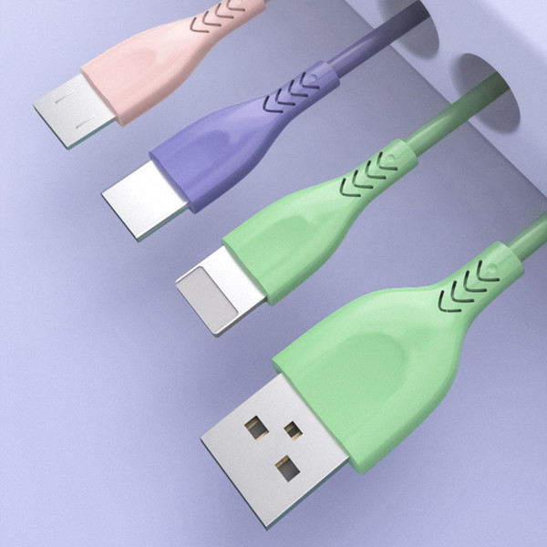 3в1 захранващ кабел Micro USB+ Type-C+  Lightning