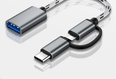 Καλώδιο δεδομένων Type-C + Micro USB