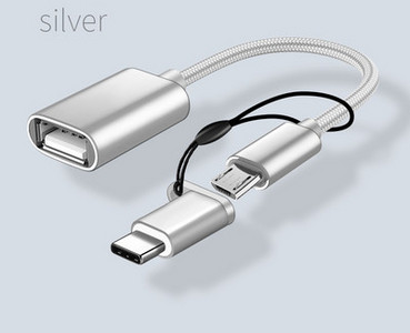 USB adatkábel kettő az egyben