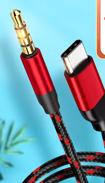 Cablu audio tip C de 3,5 mm