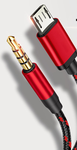 3,5 mm mikro USB audio kabel