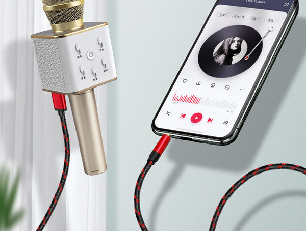 3,5 mm mikro USB audio kabel