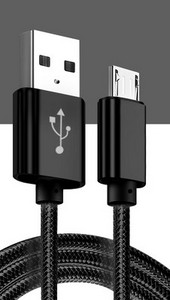 Adatkábel adatátvitelhez és telefon töltéséhez micro USB-vel