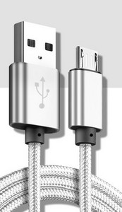 Adatkábel adatátvitelhez és telefon töltéséhez micro USB-vel