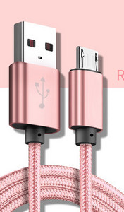 Adatkábel adatátvitelhez és telefon töltéséhez micro USB-vel