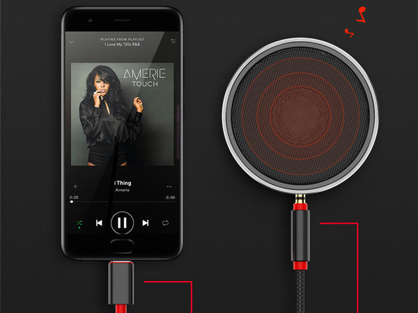 Аудио кабел с Type-C накрайник