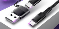 USB-kábel töltéshez és adatátvitelhez Type-C csatlakozóval