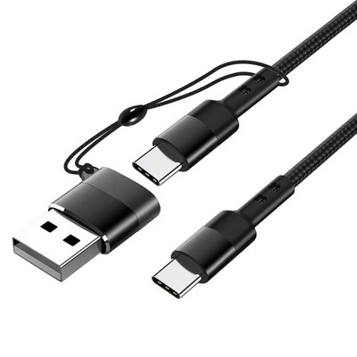 USB-kábel töltéshez és adatátvitelhez Type-C csatlakozóval
