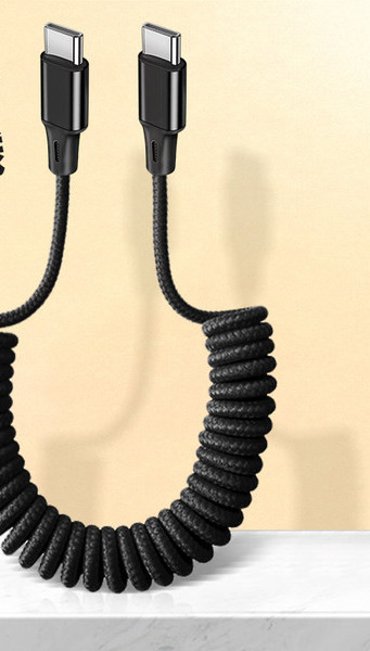 Cablu dublu cu arc cu conector de tip C