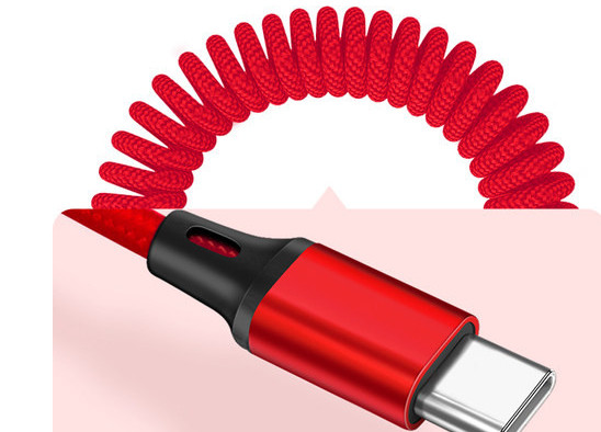 Cablu dublu cu arc cu conector de tip C