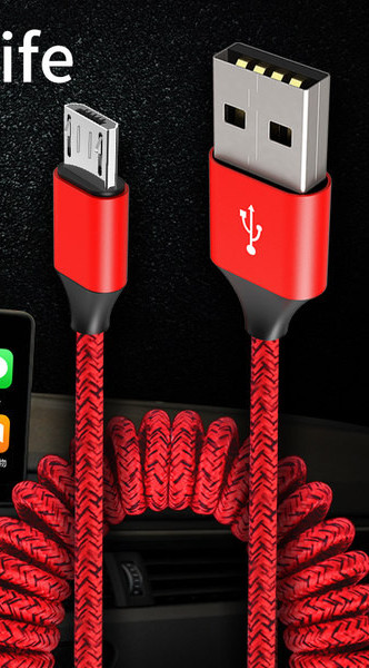 USB дата  кабел за телефон с MicroUSB накрайник