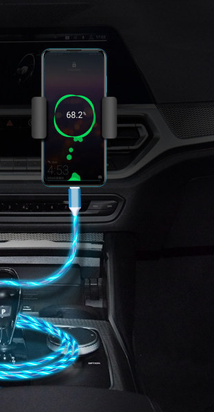 Osvijetljeni kabel za brzo punjenje mobilnog uređaja s Type-C konektorom