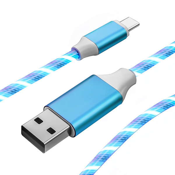Osvijetljeni kabel za brzo punjenje mobilnog uređaja s Type-C konektorom