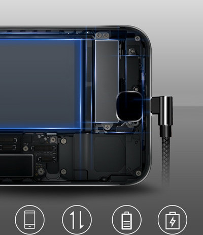 Дата кабел с microUSB накрайник