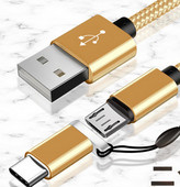 Többfunkciós USB töltőkábel - Type-c, Micro