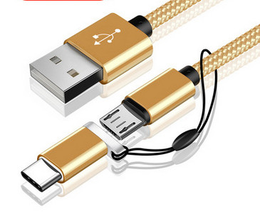 Többfunkciós USB töltőkábel - Type-c, Micro