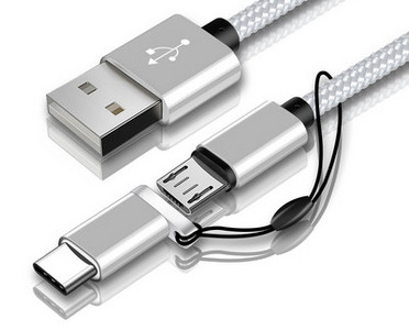 Többfunkciós USB töltőkábel - Type-c, Micro