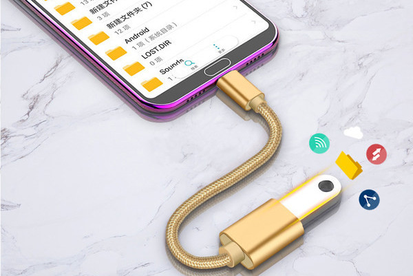 Καλώδιο δεδομένων OTG με υποδοχή Micro USB