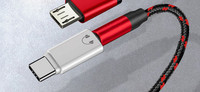 Cablu audio cu tip C și mufă micro USB