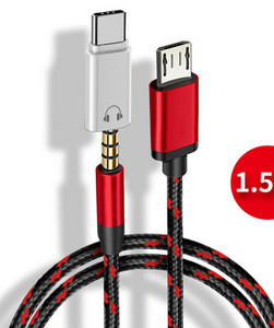 Cablu audio cu tip C și mufă micro USB