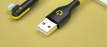 USB кабел Lightning за зареждане