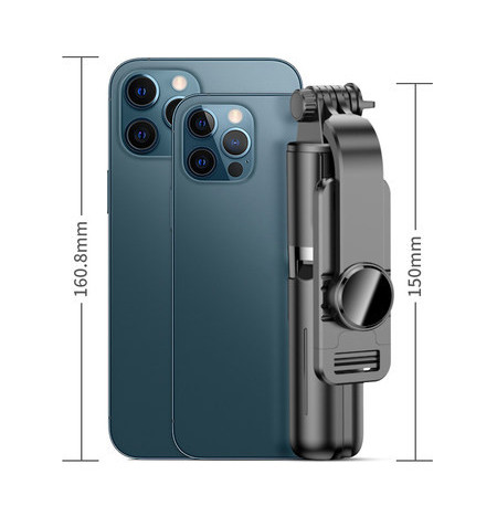 Teleskopinė asmenukių lazda su Bluetooth nuotolinio valdymo pulteliu