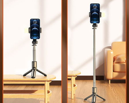 Universali sulankstoma asmenukių lazda su nuotolinio valdymo pulteliu