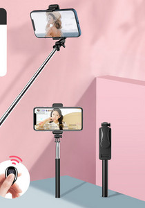 Teleszkópos selfie stick távirányítóval