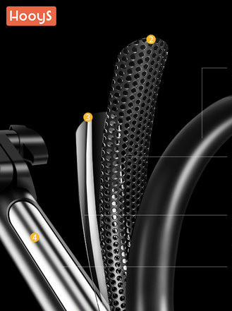 Selfie stick cu suport care se rotește la 360 de grade