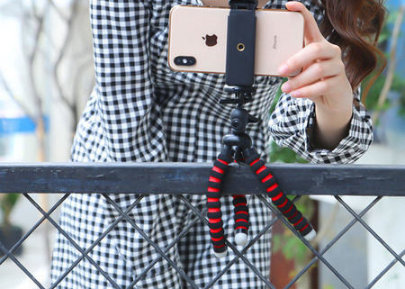 Selfie stick Bluetooth fără fir cu suport