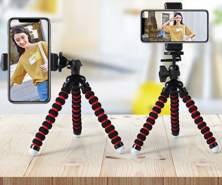 Selfie stick Bluetooth fără fir cu suport