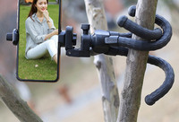 Musta värvi statiivi selfie stick