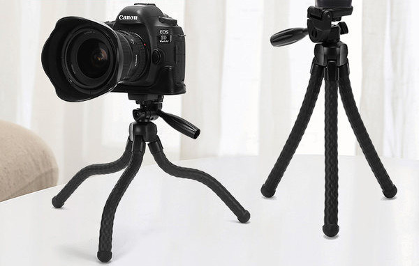 Stativ za selfie štap u crnoj boji