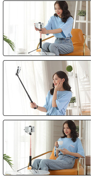 Ръчен селфи стик с кабел