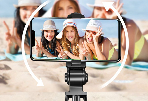 Selfie stick manual cu maner telescopic