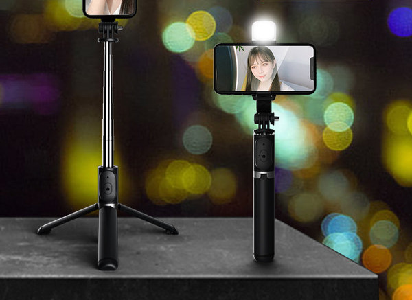 Universaalne teleskoopkäepidemega selfie-kepp