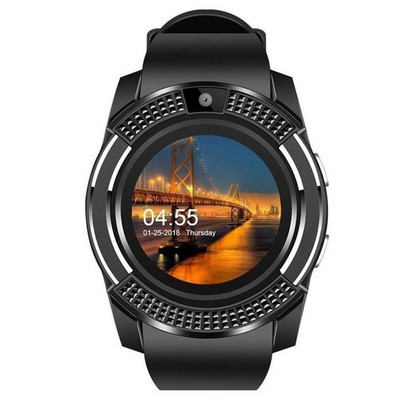 Uniszex Bluetooth okosóra kamerával és SIM-kártya nyílással